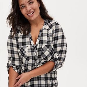 Torrid Plaid Harper Top 2